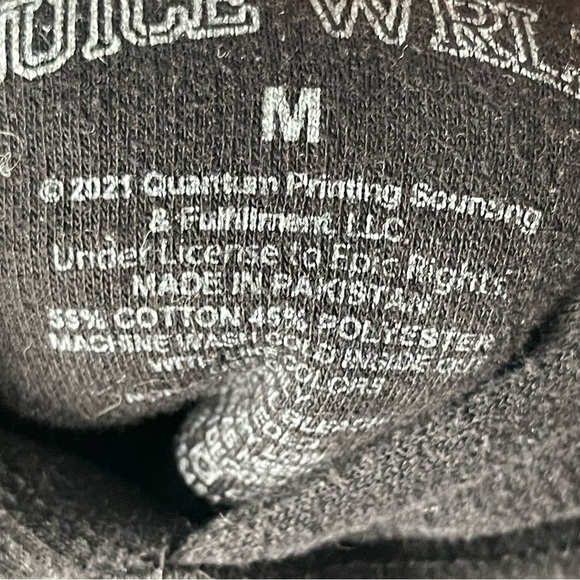 JUICE WRLD ROAMING MY MIND HOODIE SIZE MEDIUM - Picture 9 of 9